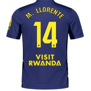 Koszulka piłkarska Atletico Madrid Marcos Llorente #14 Koszulka Wyjazdowej 2025-26 Krótki Rękaw