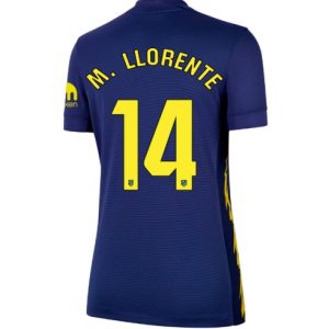 Koszulka piłkarska Atletico Madrid Marcos Llorente #14 Koszulka Wyjazdowej damskie 2025-26 Krótki Rękaw