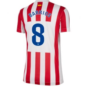 Koszulka piłkarska Atletico Madrid Pablo Barrios #8 Koszulka Podstawowej damskie 2025-26 Krótki Rękaw