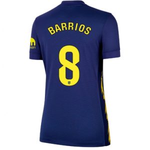 Koszulka piłkarska Atletico Madrid Pablo Barrios #8 Koszulka Wyjazdowej damskie 2025-26 Krótki Rękaw