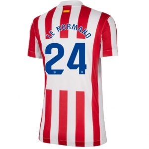 Koszulka piłkarska Atletico Madrid Robin Le Normand #24 Koszulka Podstawowej damskie 2025-26 Krótki Rękaw