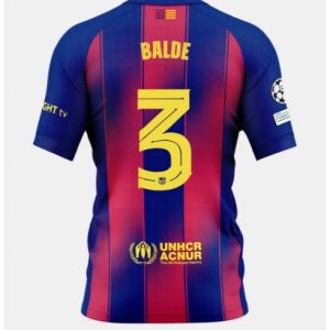Koszulka piłkarska Barcelona Alejandro Balde #3 Koszulka Podstawowej 2025-26 Krótki Rękaw