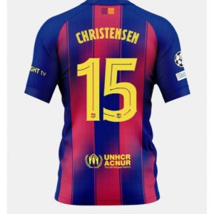 Koszulka piłkarska Barcelona Andreas Christensen #15 Koszulka Podstawowej 2025-26 Krótki Rękaw