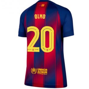 Koszulka piłkarska Barcelona Dani Olmo #20 Koszulka Podstawowej damskie 2025-26 Krótki Rękaw