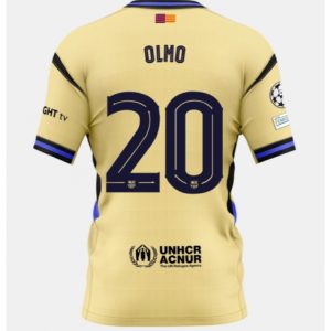 Koszulka piłkarska Barcelona Dani Olmo #20 Koszulka Wyjazdowej 2025-26 Krótki Rękaw