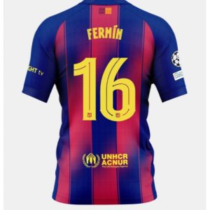 Koszulka piłkarska Barcelona Fermin Lopez #16 Koszulka Podstawowej 2025-26 Krótki Rękaw