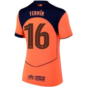 Koszulka piłkarska Barcelona Fermin Lopez #16 Koszulka Trzeciej damskie 2025-26 Krótki Rękaw