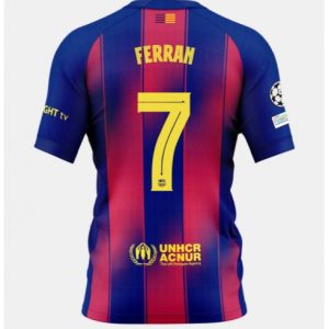 Koszulka piłkarska Barcelona Ferran Torres #7 Koszulka Podstawowej 2025-26 Krótki Rękaw