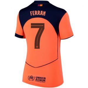 Koszulka piłkarska Barcelona Ferran Torres #7 Koszulka Trzeciej damskie 2025-26 Krótki Rękaw
