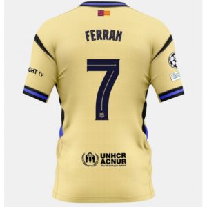 Koszulka piłkarska Barcelona Ferran Torres #7 Koszulka Wyjazdowej 2025-26 Krótki Rękaw
