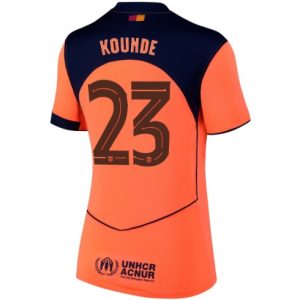 Koszulka piłkarska Barcelona Jules Kounde #23 Koszulka Trzeciej damskie 2025-26 Krótki Rękaw