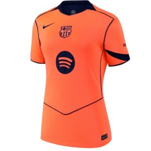 Koszulka piłkarska Barcelona Koszulka Trzeciej damskie 2025-26 Krótki Rękaw