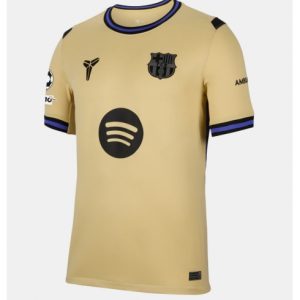 Koszulka piłkarska Barcelona Koszulka Wyjazdowej 2025-26 Krótki Rękaw