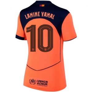 Koszulka piłkarska Barcelona Lamine Yamal #10 Koszulka Trzeciej damskie 2025-26 Krótki Rękaw