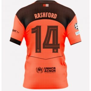Koszulka piłkarska Barcelona Marcus Rashford #14 Koszulka Trzeciej 2025-26 Krótki Rękaw