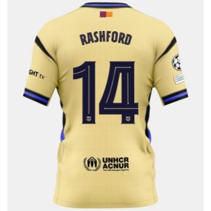 Koszulka piłkarska Barcelona Marcus Rashford #14 Koszulka Wyjazdowej 2025-26 Krótki Rękaw