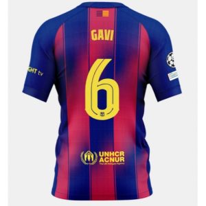 Koszulka piłkarska Barcelona Paez Gavi #6 Koszulka Podstawowej 2025-26 Krótki Rękaw