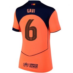 Koszulka piłkarska Barcelona Paez Gavi #6 Koszulka Trzeciej damskie 2025-26 Krótki Rękaw
