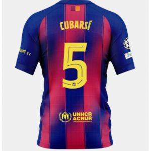 Koszulka piłkarska Barcelona Pau Cubarsi #5 Koszulka Podstawowej 2025-26 Krótki Rękaw