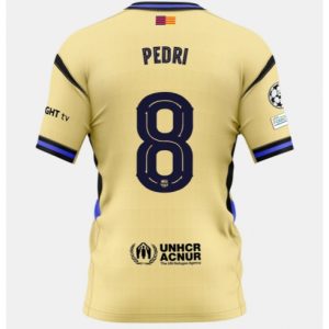 Koszulka piłkarska Barcelona Pedri Gonzalez #8 Koszulka Wyjazdowej 2025-26 Krótki Rękaw