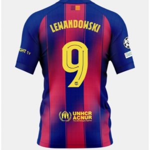 Koszulka piłkarska Barcelona Robert Lewandowski #9 Koszulka Podstawowej 2025-26 Krótki Rękaw
