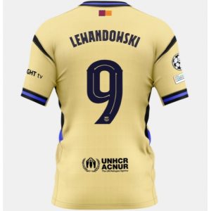 Koszulka piłkarska Barcelona Robert Lewandowski #9 Koszulka Wyjazdowej 2025-26 Krótki Rękaw