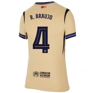 Koszulka piłkarska Barcelona Ronald Araujo #4 Koszulka Wyjazdowej damskie 2025-26 Krótki Rękaw