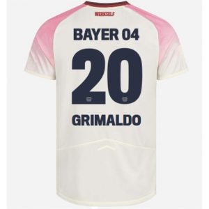Koszulka piłkarska Bayer Leverkusen Alejandro Grimaldo #20 Koszulka Wyjazdowej 2025-26 Krótki Rękaw