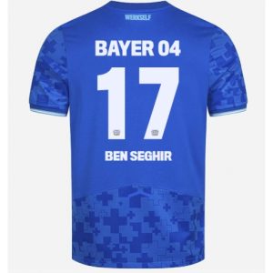 Koszulka piłkarska Bayer Leverkusen Eliesse Ben Seghir #17 Koszulka Trzeciej 2025-26 Krótki Rękaw