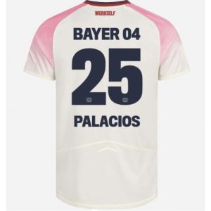 Koszulka piłkarska Bayer Leverkusen Exequiel Palacios #25 Koszulka Wyjazdowej 2025-26 Krótki Rękaw