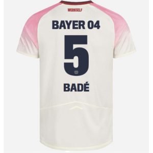 Koszulka piłkarska Bayer Leverkusen Loic Bade #5 Koszulka Wyjazdowej 2025-26 Krótki Rękaw