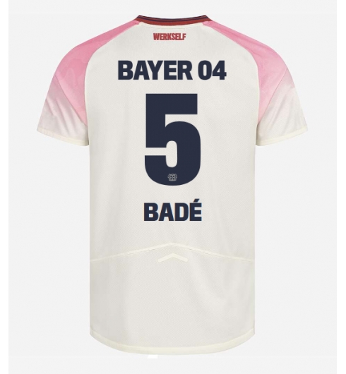 Koszulka piłkarska Bayer Leverkusen Loic Bade #5 Koszulka Wyjazdowej 2025-26 Krótki Rękaw Koszulka piłkarska Bayer Leverkusen Loic Bade #5 Koszulka Wyjazdowej 2025-26 Krótki Rękaw