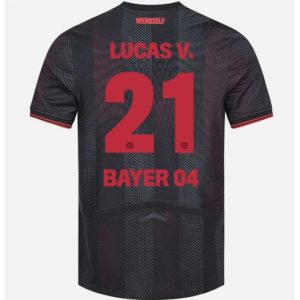 Koszulka piłkarska Bayer Leverkusen Lucas Vazquez #21 Koszulka Podstawowej 2025-26 Krótki Rękaw