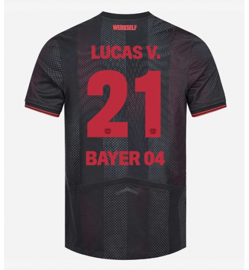 Koszulka piłkarska Bayer Leverkusen Lucas Vazquez #21 Koszulka Podstawowej 2025-26 Krótki Rękaw Koszulka piłkarska Bayer Leverkusen Lucas Vazquez #21 Koszulka Podstawowej 2025-26 Krótki Rękaw