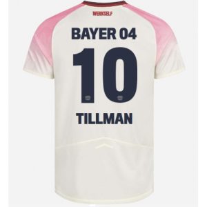 Koszulka piłkarska Bayer Leverkusen Malik Tillman #10 Koszulka Wyjazdowej 2025-26 Krótki Rękaw