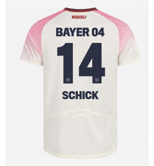 Koszulka piłkarska Bayer Leverkusen Patrik Schick #14 Koszulka Wyjazdowej 2025-26 Krótki Rękaw Koszulka piłkarska Bayer Leverkusen Patrik Schick #14 Koszulka Wyjazdowej 2025-26 Krótki Rękaw