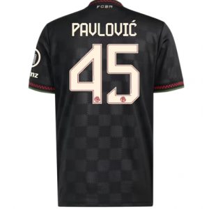 Koszulka piłkarska Bayern Munich Aleksandar Pavlovic #45 Koszulka Trzeciej 2025-26 Krótki Rękaw