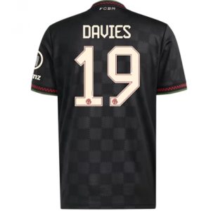Koszulka piłkarska Bayern Munich Alphonso Davies #19 Koszulka Trzeciej 2025-26 Krótki Rękaw