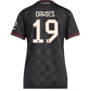 Koszulka piłkarska Bayern Munich Alphonso Davies #19 Koszulka Trzeciej damskie 2025-26 Krótki Rękaw