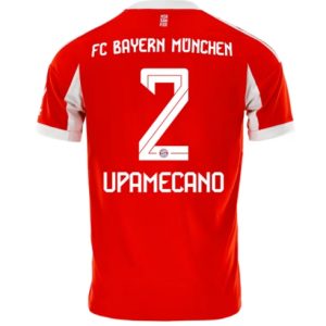 Koszulka piłkarska Bayern Munich Dayot Upamecano #2 Koszulka Podstawowej 2025-26 Krótki Rękaw Koszulka piłkarska Bayern Munich Dayot Upamecano #2 Koszulka Podstawowej 2025-26 Krótki Rękaw