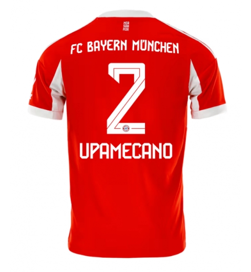Koszulka piłkarska Bayern Munich Dayot Upamecano #2 Koszulka Podstawowej 2025-26 Krótki Rękaw Koszulka piłkarska Bayern Munich Dayot Upamecano #2 Koszulka Podstawowej 2025-26 Krótki Rękaw