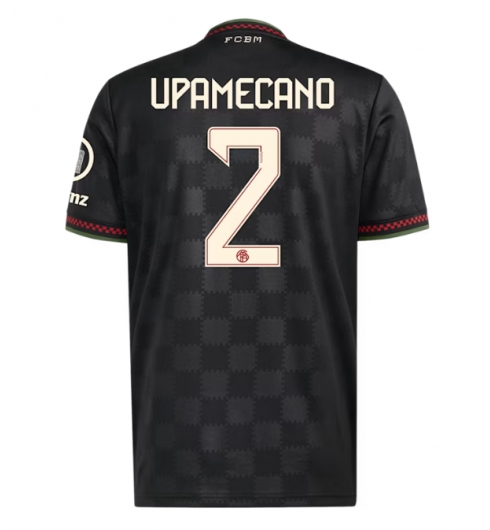 Koszulka piłkarska Bayern Munich Dayot Upamecano #2 Koszulka Trzeciej 2025-26 Krótki Rękaw Koszulka piłkarska Bayern Munich Dayot Upamecano #2 Koszulka Trzeciej 2025-26 Krótki Rękaw