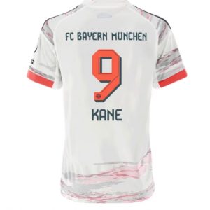 Koszulka piłkarska Bayern Munich Harry Kane #9 Koszulka Wyjazdowej damskie 2025-26 Krótki Rękaw