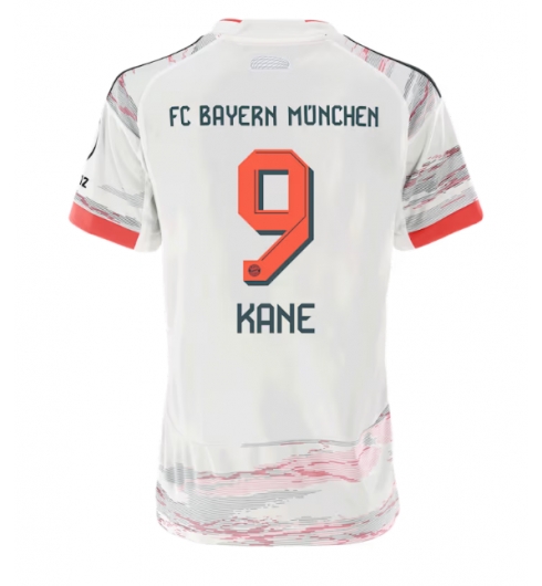 Koszulka piłkarska Bayern Munich Harry Kane #9 Koszulka Wyjazdowej damskie 2025-26 Krótki Rękaw Koszulka piłkarska Bayern Munich Harry Kane #9 Koszulka Wyjazdowej damskie 2025-26 Krótki Rękaw