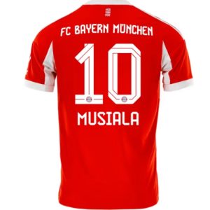 Koszulka piłkarska Bayern Munich Jamal Musiala #10 Koszulka Podstawowej 2025-26 Krótki Rękaw