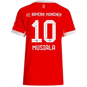 Koszulka piłkarska Bayern Munich Jamal Musiala #10 Koszulka Podstawowej damskie 2025-26 Krótki Rękaw Koszulka piłkarska Bayern Munich Jamal Musiala #10 Koszulka Podstawowej damskie 2025-26 Krótki Rękaw