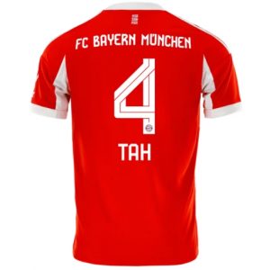 Koszulka piłkarska Bayern Munich Jonathan Tah #4 Koszulka Podstawowej 2025-26 Krótki Rękaw Koszulka piłkarska Bayern Munich Jonathan Tah #4 Koszulka Podstawowej 2025-26 Krótki Rękaw