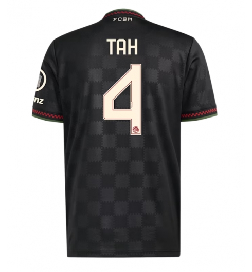 Koszulka piłkarska Bayern Munich Jonathan Tah #4 Koszulka Trzeciej 2025-26 Krótki Rękaw Koszulka piłkarska Bayern Munich Jonathan Tah #4 Koszulka Trzeciej 2025-26 Krótki Rękaw