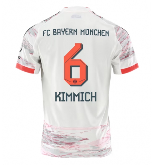Koszulka piłkarska Bayern Munich Joshua Kimmich #6 Koszulka Wyjazdowej 2025-26 Krótki Rękaw Koszulka piłkarska Bayern Munich Joshua Kimmich #6 Koszulka Wyjazdowej 2025-26 Krótki Rękaw