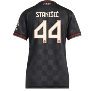 Koszulka piłkarska Bayern Munich Josip Stanisic #44 Koszulka Trzeciej damskie 2025-26 Krótki Rękaw Koszulka piłkarska Bayern Munich Josip Stanisic #44 Koszulka Trzeciej damskie 2025-26 Krótki Rękaw